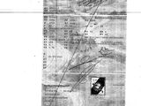 an old black and white photo of a map with a picture of a plane