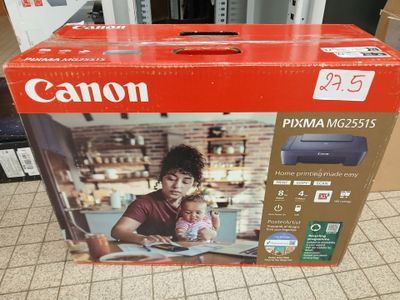 a box with a picture of a woman and a child inside of it