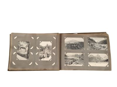 an old book with pictures of people on it