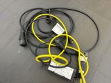 a bunch of wires that are laying on the ground