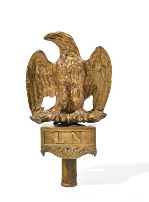 Aigle de parement à l’aigle sur caisson « LN » avec douille. - Photo 1