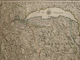 an old map of the country of france with a river running through it