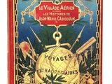 la couverture du livre de Jules Verne, « Le Village d'Arrien »