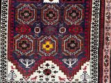 a close up of a rug on a white background