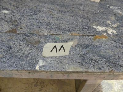 an image of a table that has a sticker on it