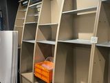 a display of various items on shelves in a store