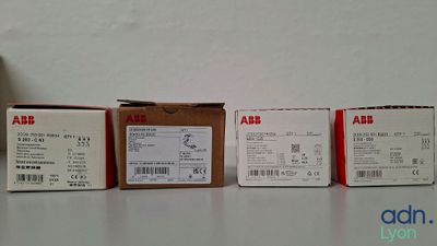 Lot de 4 disjoncteurs - ABB - S203, DDA202, S203, S203 - Neu…