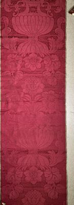 Damas cramoisi, Espagne ou Italie, premier quart du XVIIIe s…