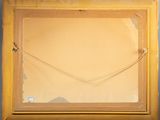 a picture of a picture hanging on a wall in a room