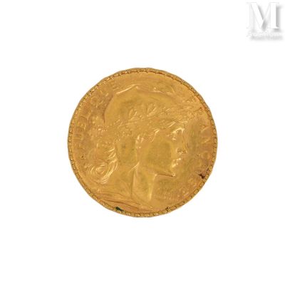 Pièce de 20 FF or Une pièce de 20 FF or Marianne Coq 1901. - Photo 1