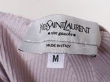 a label on a shirt that says yves saint laurent