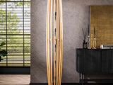 an image of a tall wooden floor lamp in a living room
