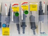six different types of screws in a plastic box