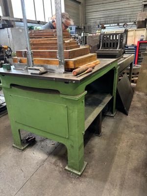 Lot de : Table marbre métal 101/150,5/95 cm - Photo 1