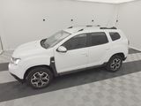a picture of a white suv parked in a garage