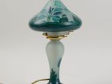 an image of a lamp that is on a table