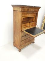 SECRETAIRE en placage de loupe de noyer ouvrant en façade pa… (photo 3)