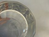 a close up of a glass of water on a table
