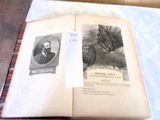 an old book with a picture of a man and a woman on it