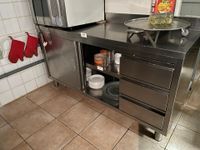 Placard inox 2 portes coulissantes 3 tiroirs