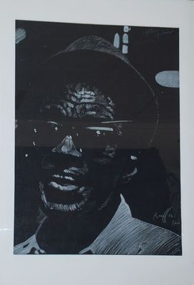Bernard Rancillac - Lightnin Hopkins, 1997