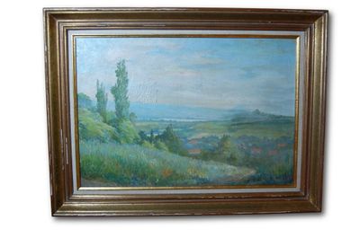 KARIOS?, Ecole impressionniste, "Paysage impressionniste", X…