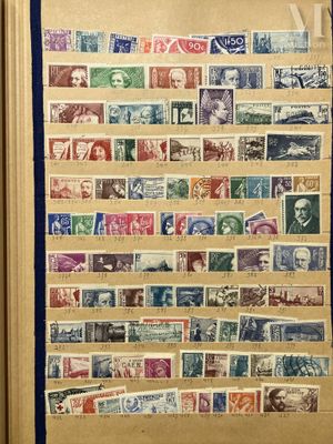 a picture of a refrigerator with stamps on it