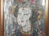 an image of a painting of a woman with a crown on her head