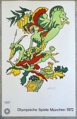 Charles LAPICQUE (1898-1988), "Olympische Spiele München, 19… - Photo 1