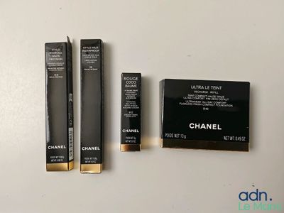 chanel long wear eyeliners in black and gold