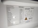 a label on the back of a washing machine