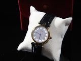 a watch that is sitting on a pillow in a case