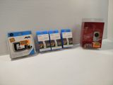 three boxes of nintendo wii game controllers on the counter
