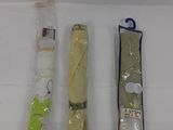 three different types of umbrellas that are on the table