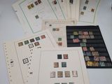 a lot of different stamps on the table together