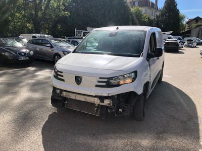 a picture of a white van parked in a parking lot