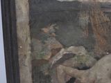 a picture of a painting on the wall of a room
