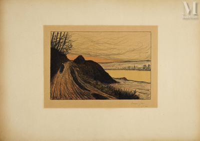 Maxime Maufra (1861-1918) La route de Gaud ou Le chemin au b…