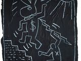 une image d'un dessin en noir et blanc sur une feuille de papier