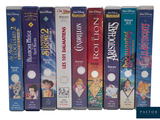 a lot of books that are lined up on a shelf