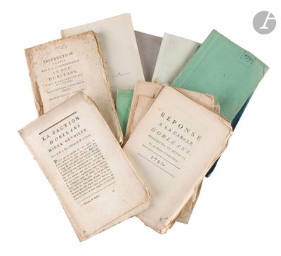 [Louis-Philippe-Joseph, duc d’ORLÉANS, dit PHILIPPE-ÉGALITÉ]…