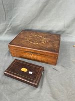 NAPOLEON III : Ecritoire marqueté de fleurs (manques) + Comp… (photo 2)
