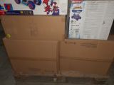 two boxes that are stacked on top of each other