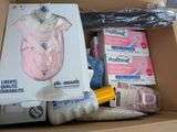 a box of baby products that are in a box