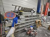 a lot of items that are on the floor in the warehouse