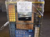 a cart that has a lot of items in it