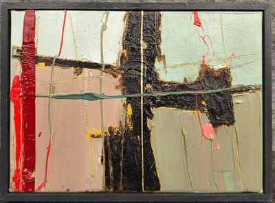Guy LACHOT, Abstraction, Huile sur toile, - Photo 1