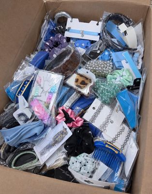a box full of assorted items that are in the box
