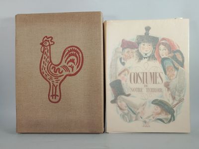un vieux livre avec l'image d'un coq sur la couverture