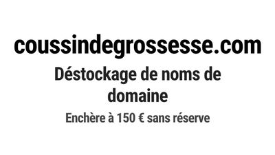 Nom de domaine coussindegrossesse.